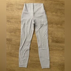 Lululemon light blue 25” align leggings size 4
